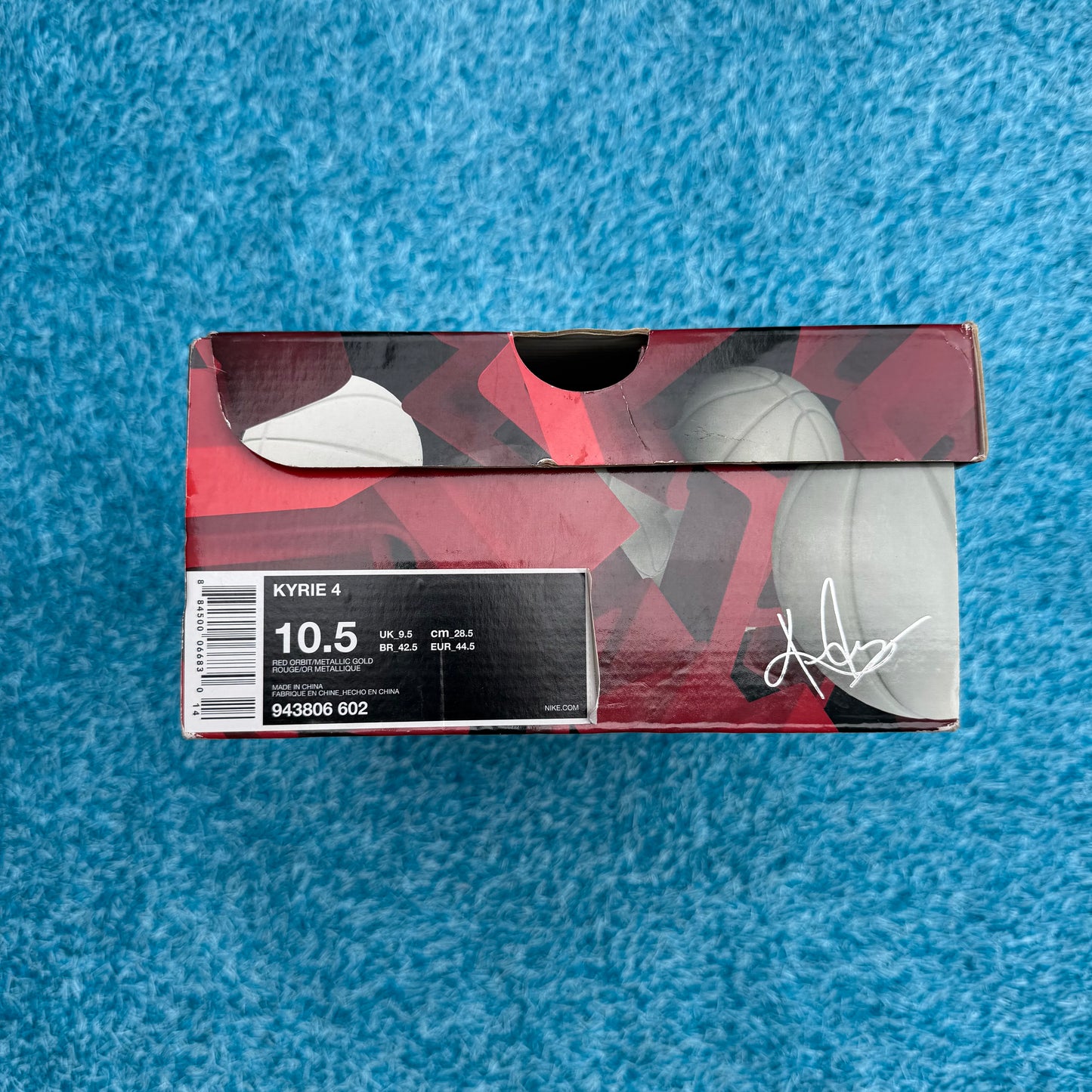 Size 10.5 - Nike Kyrie 4 "Red Carpet"