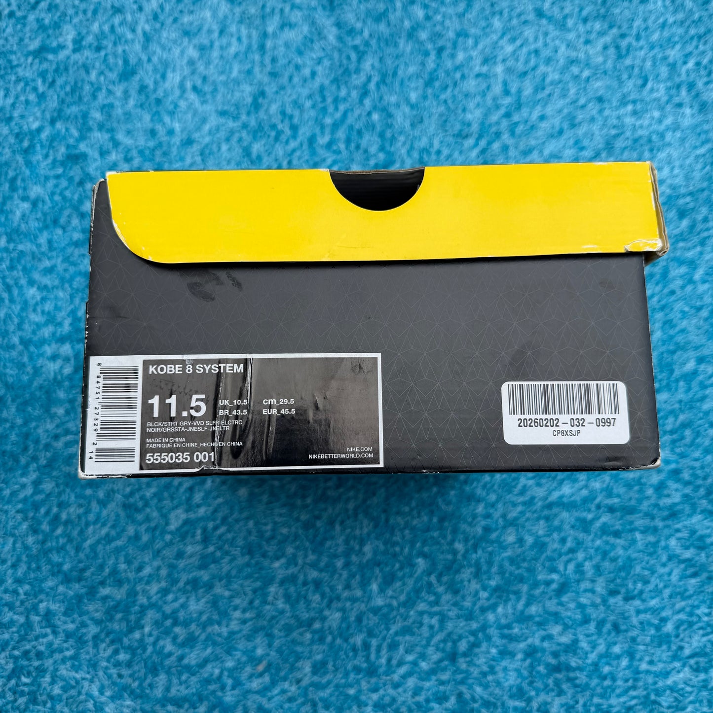 Size 11.5 - Nike Kobe 8 "Sulfur"