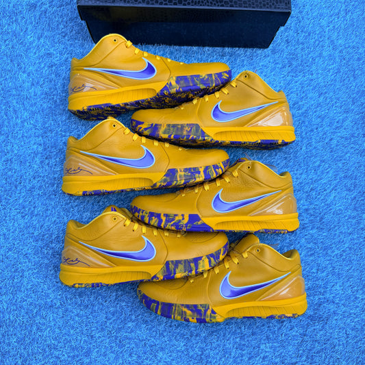 Size 12, 13, 13.5 and 14 - Nike Kobe 4 Draft Day "Lakers"