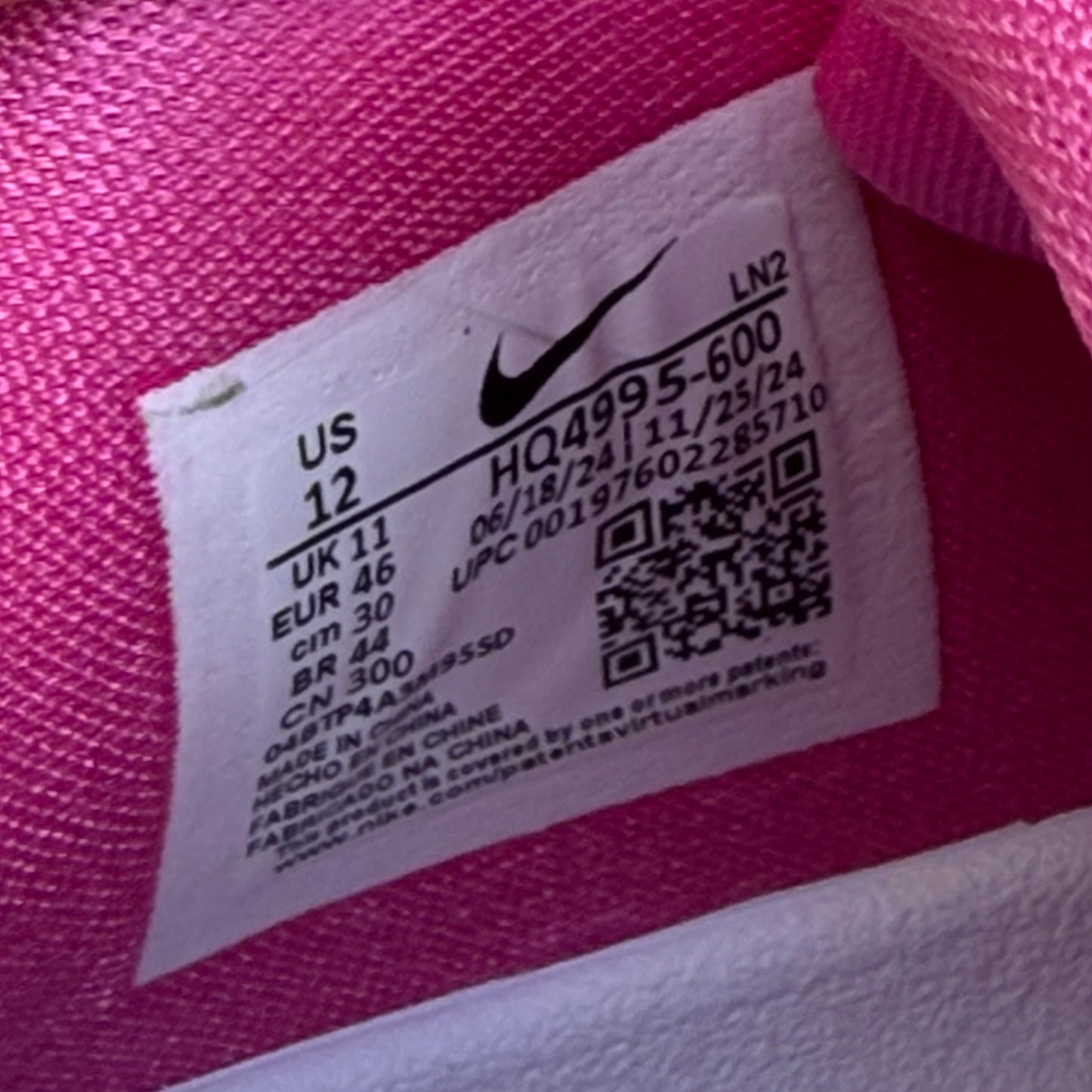 Sz 12 - Nike Kobe 9 Protro "Kay Yow"