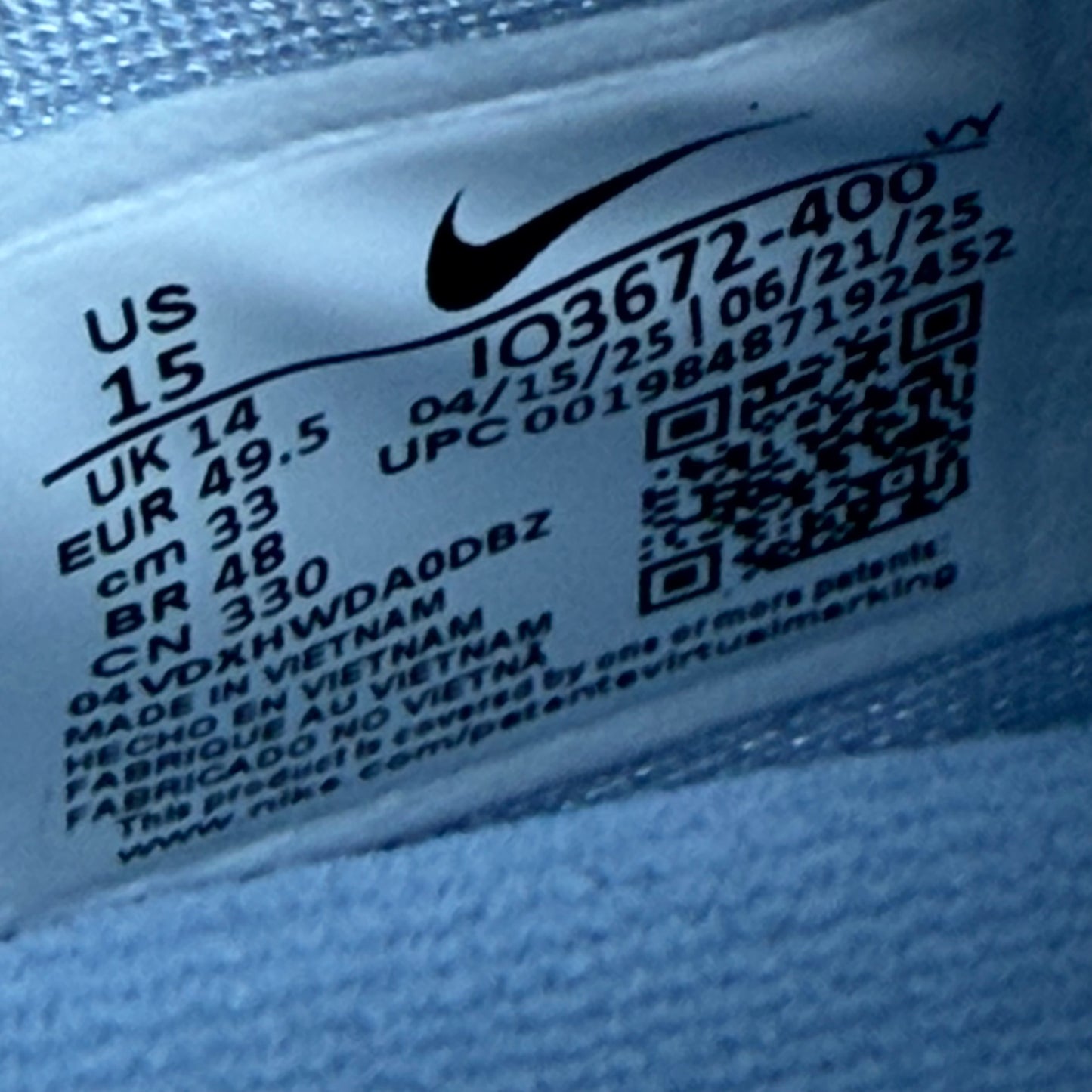 Size 15 - Nike Kobe 6 Protro "Caitlyn Clark"
