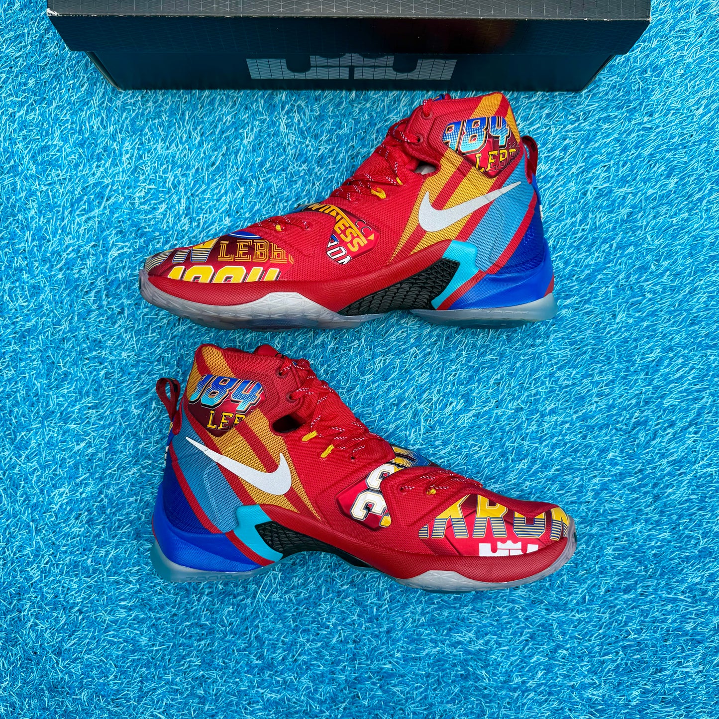 Size 10 - Lebron 13 EYBL "Peach Jam"