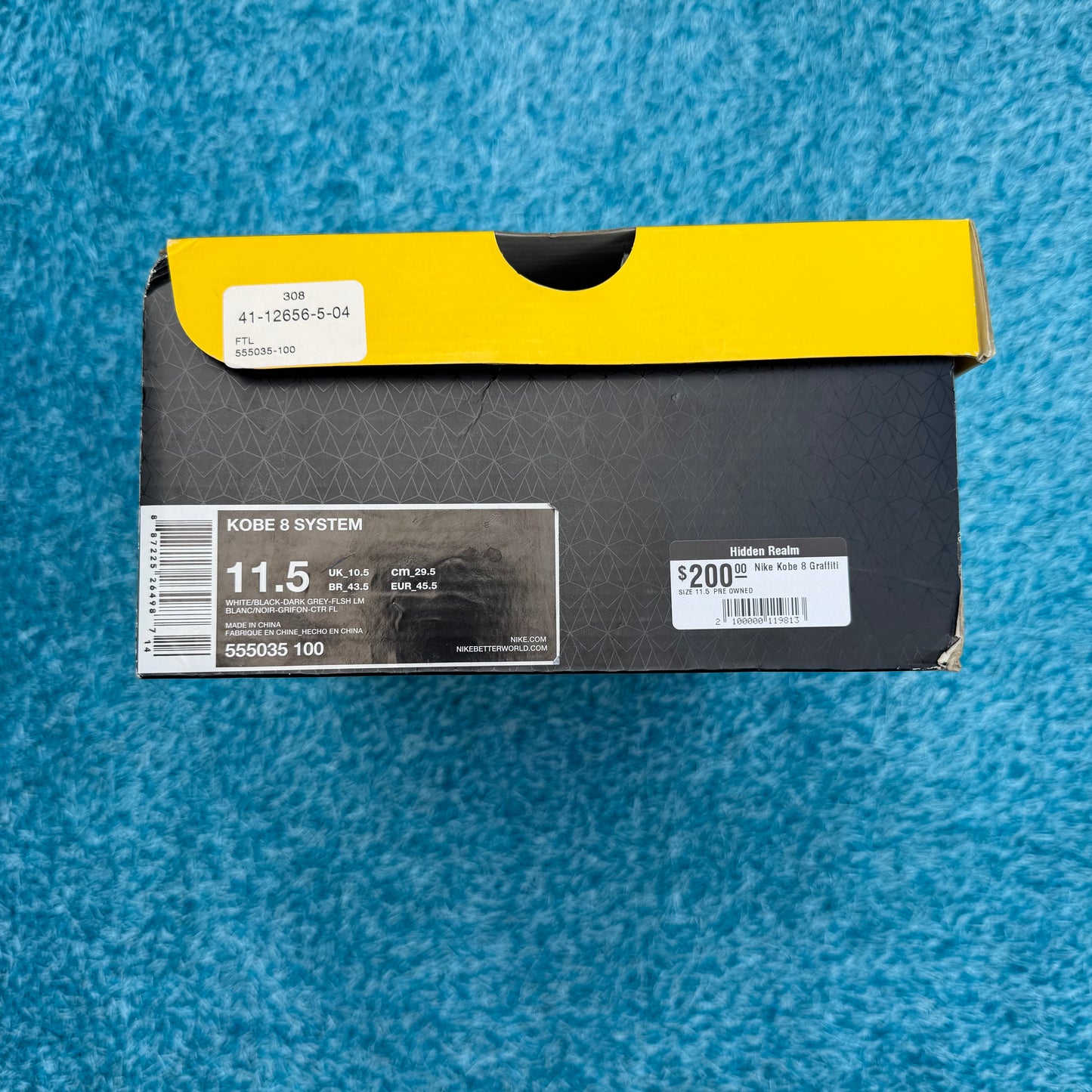 Size 11.5 - Nike Kobe 8 "Graffiti"