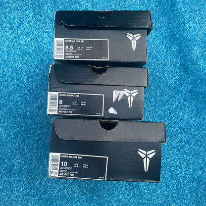 Size 8, 8.5 and 10 - Nike Kobe AD NXT 360 "Lakers"