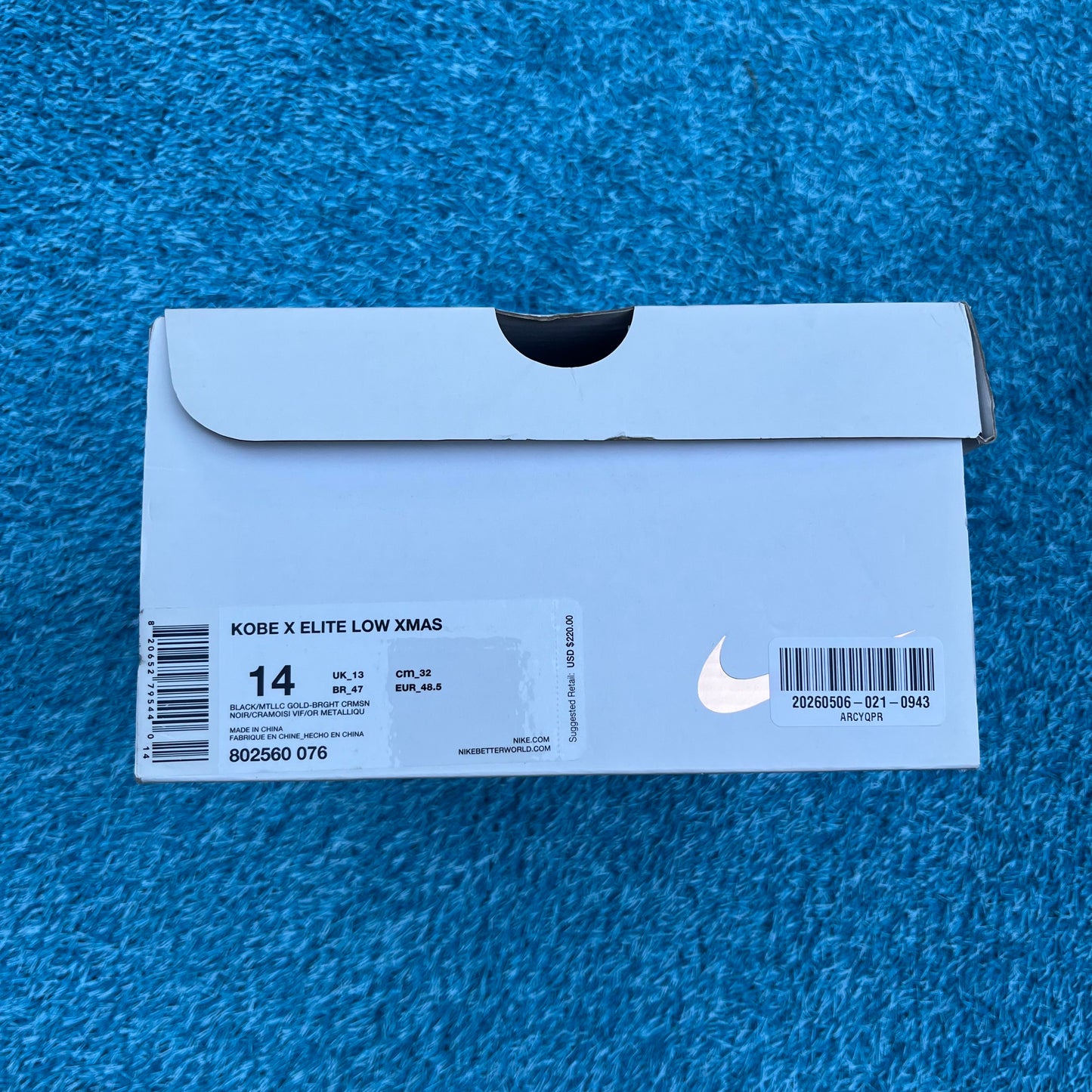 Size 14 - Nike Kobe 10 Elite "Christmas"