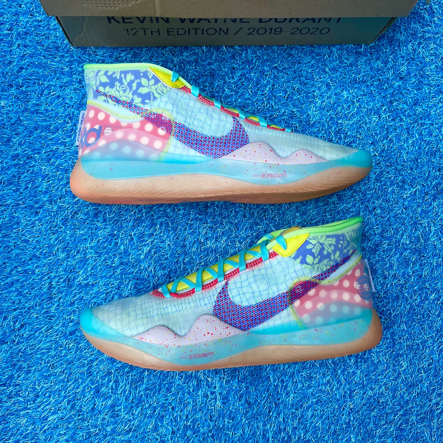Size 15 - Nike KD 12 "EYBL Peach Jam"