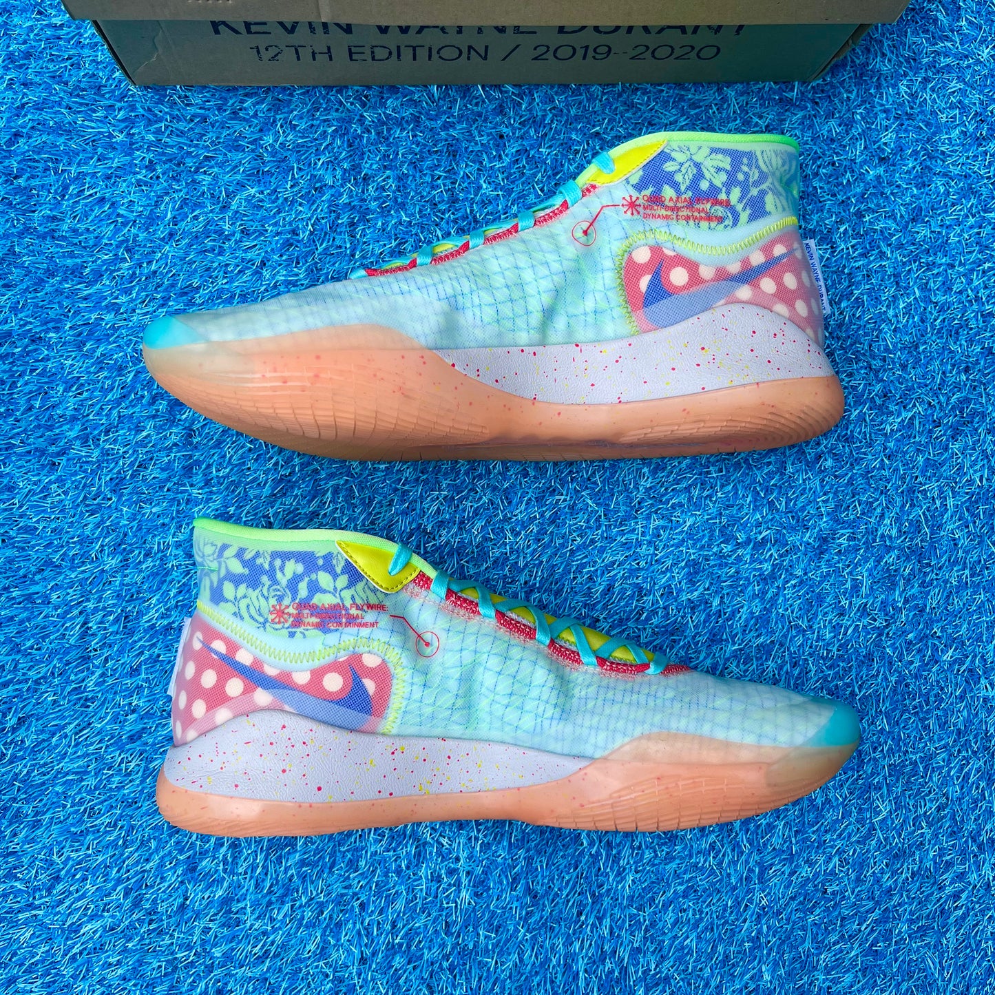 Size 15 - Nike KD 12 "EYBL Peach Jam"