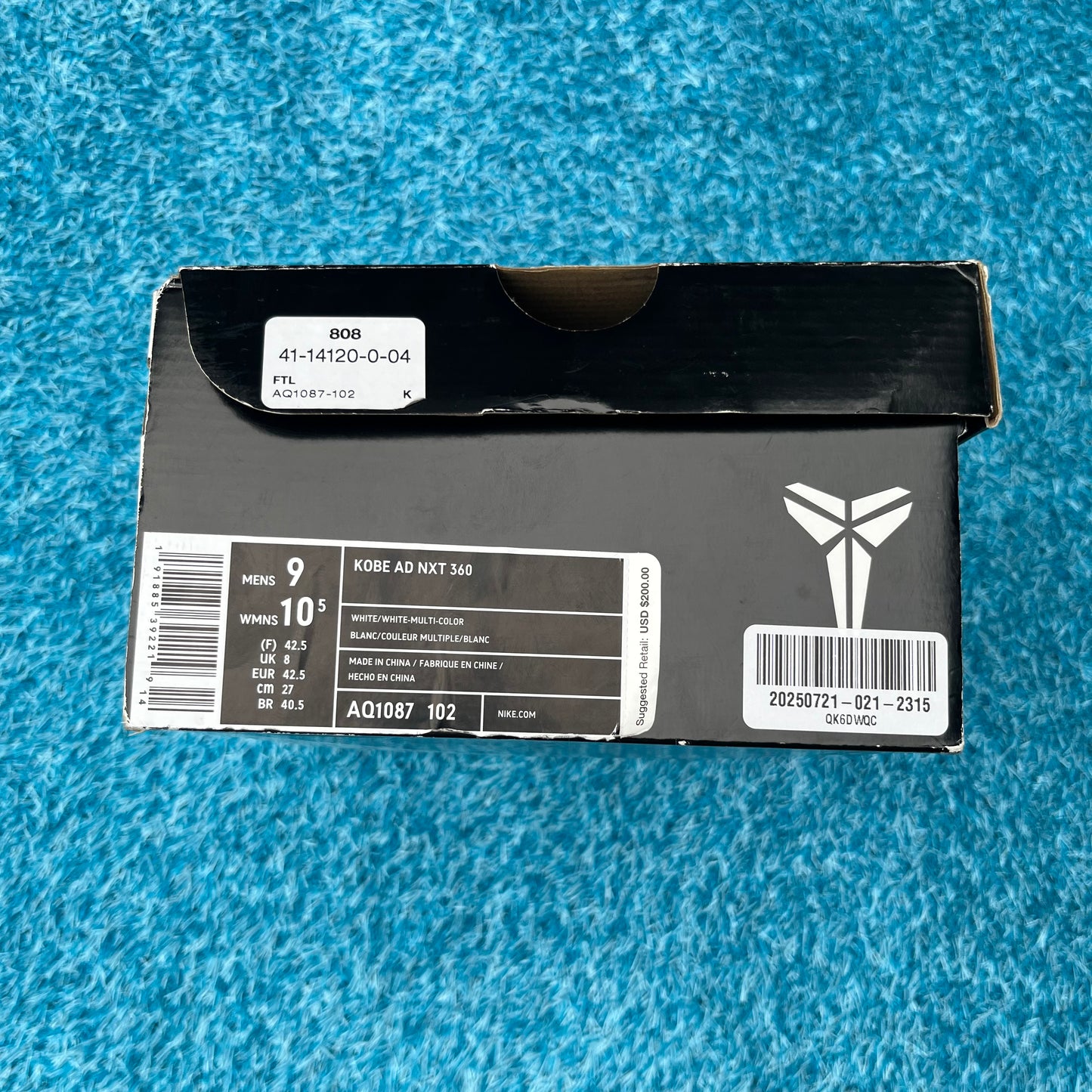 Size 9 - Nike Kobe AD NXT 360 "Multicolor"