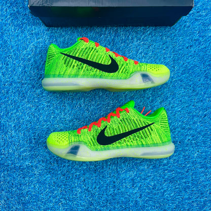 Size 9.5 - Nike Kobe 10 iD "Grinch"