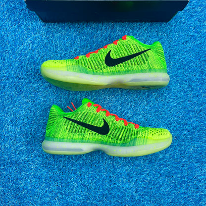 Size 9.5 - Nike Kobe 10 iD "Grinch"