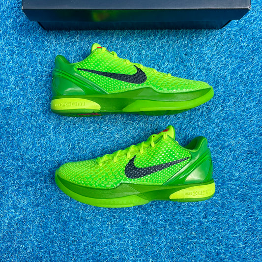 Size 10, 10.5 and 11.5 - Nike Kobe 6 Protro "Grinch"