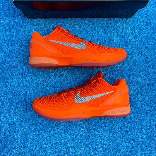 Size 10.5, 11, 14 and 16 - Nike Kobe 6 Protro "Total Orange"