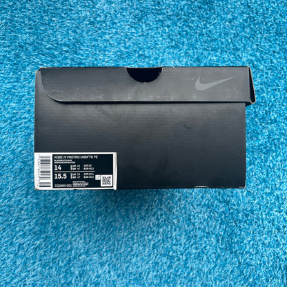 Size 14 - Nike Kobe 4 Protro "Undefeated PE Black"