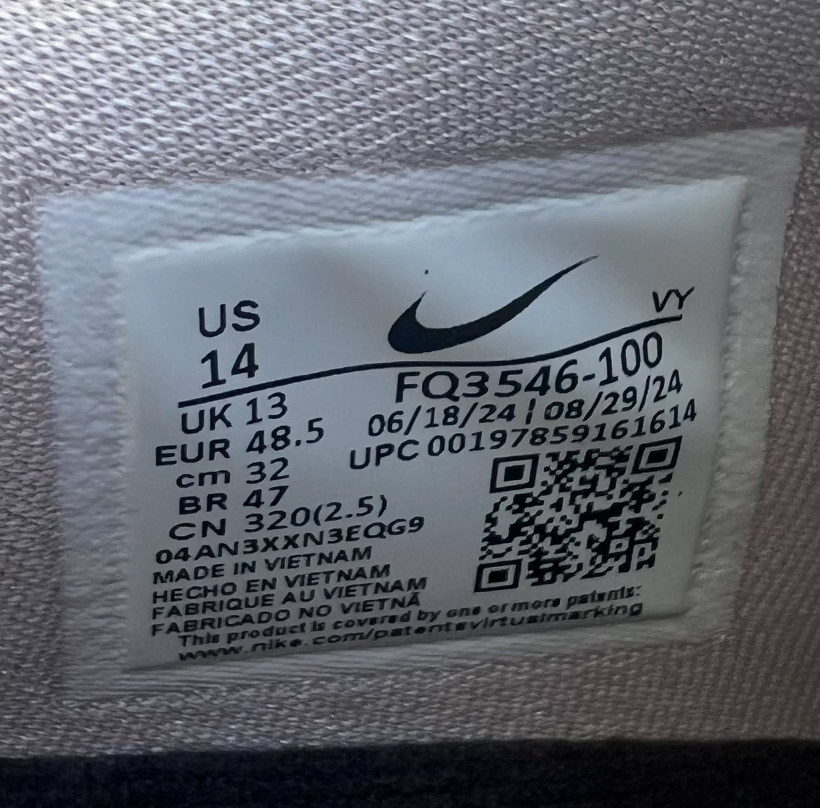 Size 13, 13.5, 14, and 16 - Nike Kobe 6 Protro "Sail"