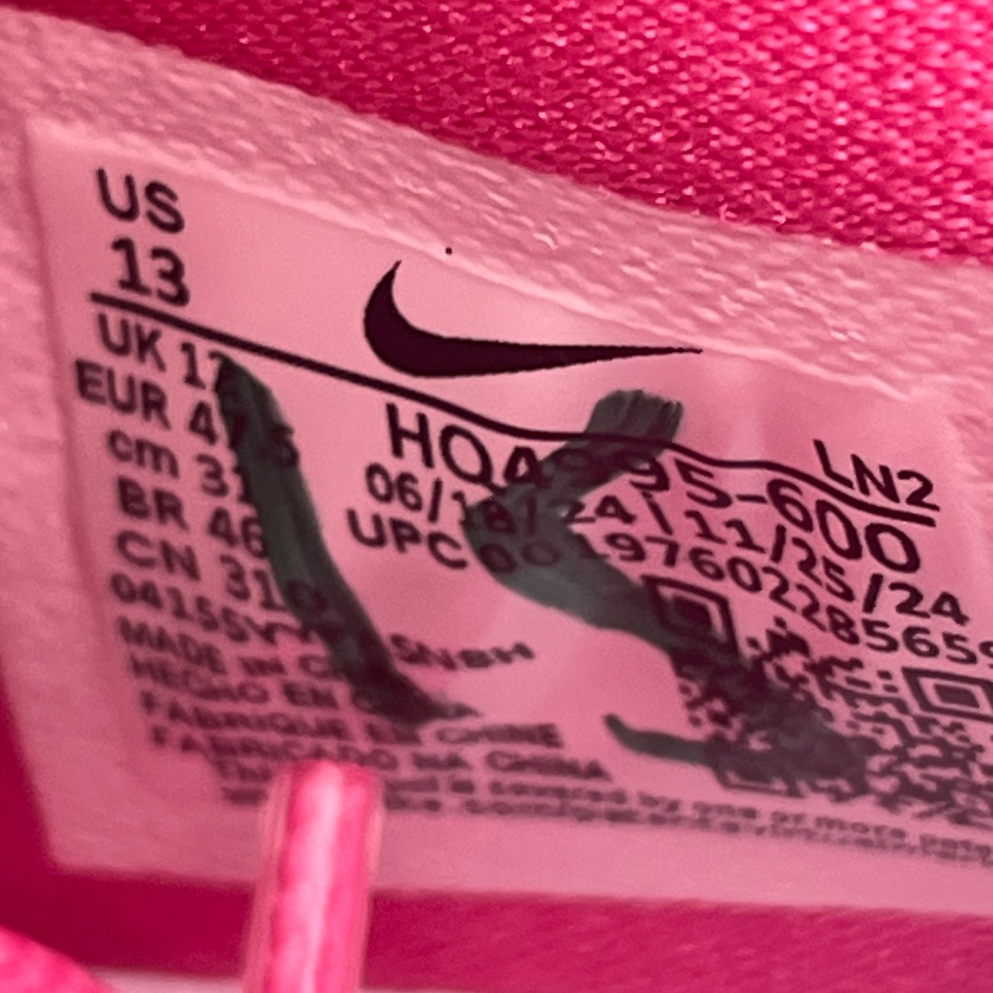 Size 13 - Nike Kobe 9 Protro "Kay Yow"