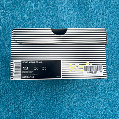 Size 12 - Nike Kobe 11 TB Low "White/Purple"