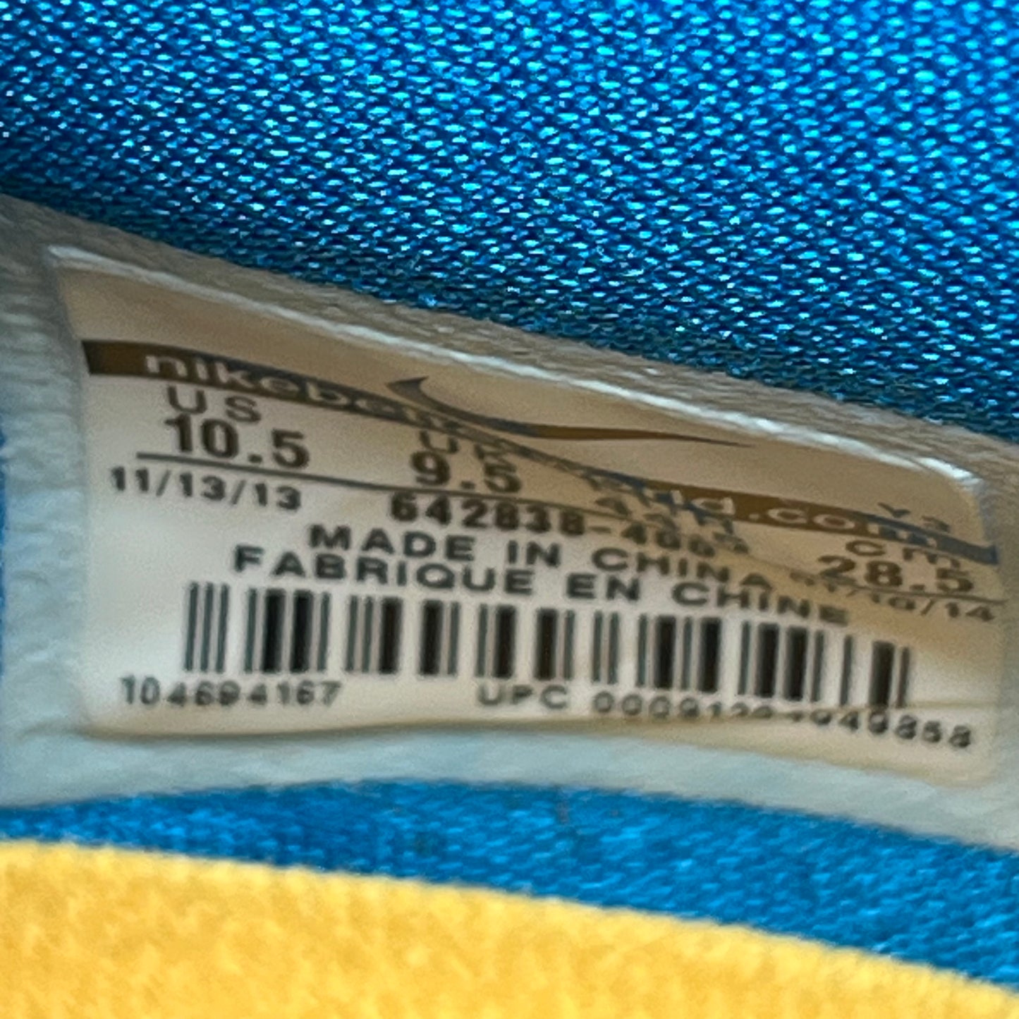 Size 10.5 - Nike KD 6 Elite "Team"