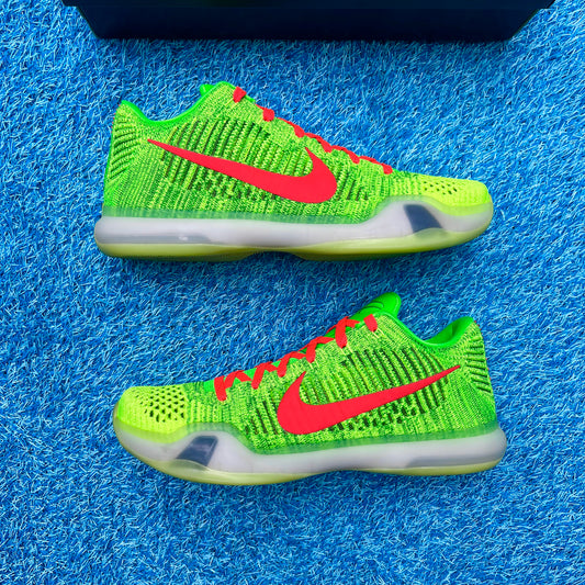 Size 11.5 - Nike Kobe 10 Elite iD "Grinch"