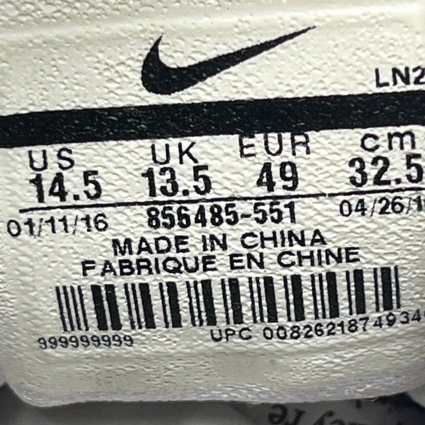 Size 14.5 - Nike Kobe 11 "TB Purple"