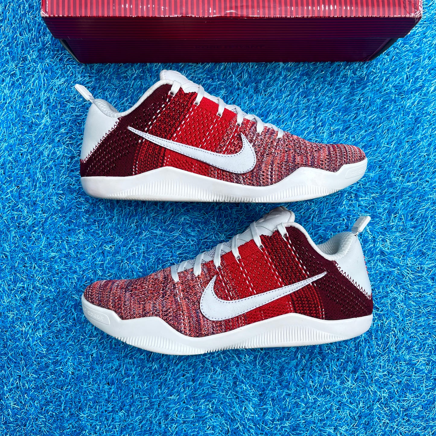 Size 9.5 - Nike Kobe 11 Elite Low "Red Horse"